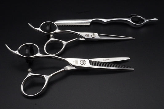 5.5" professional hairdressing scissors set. hair thinning scissors, hair cutting scissors 